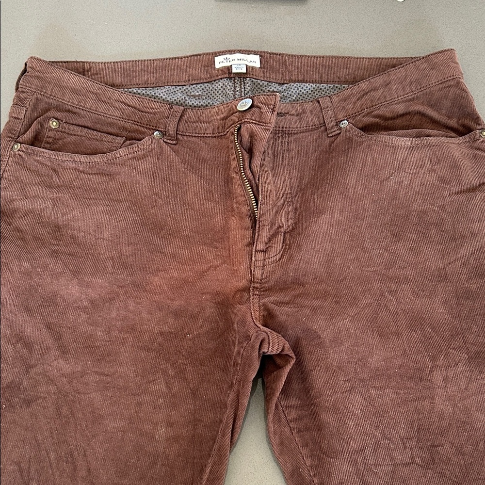 Peter Millar Chocolate Corduroy Trousers